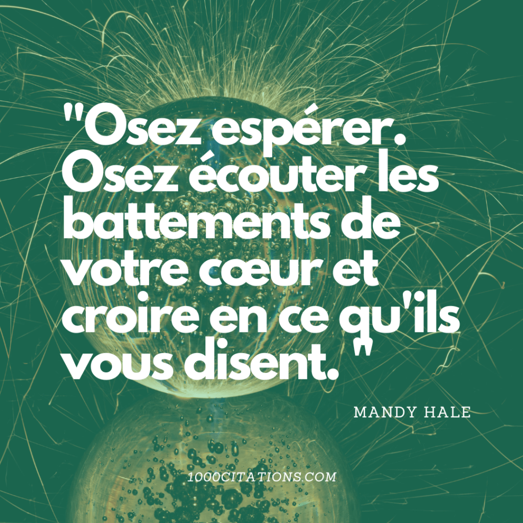 20 citations sur l'espoir pour vous aider à ne pas baisser les bras 1 Citation Citations Espoir