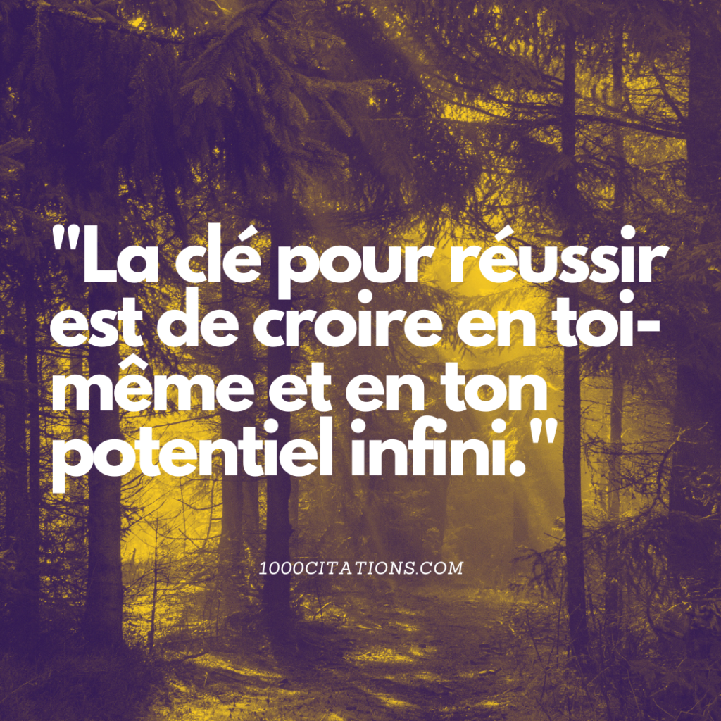 Les 350 Citations les Plus Grandioses de Dhar Mann pour t'Inspirer à Réussir 7 La clé pour réussir est de croire en toi-même et en ton potentiel infini.