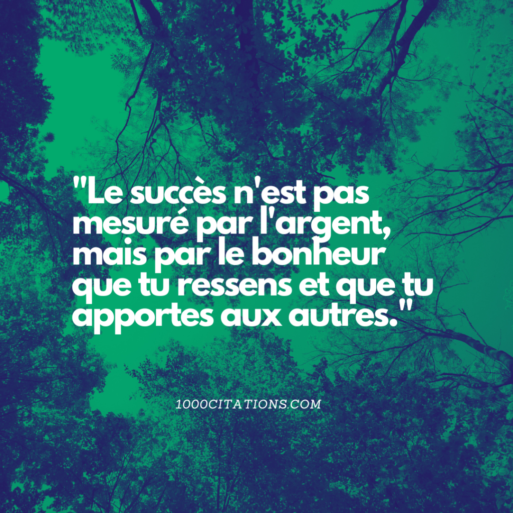 Les 350 Citations les Plus Grandioses de Dhar Mann pour t'Inspirer à Réussir 1 "Le succès n'est pas mesuré par l'argent, mais par le bonheur que tu ressens et que tu apportes aux autres."